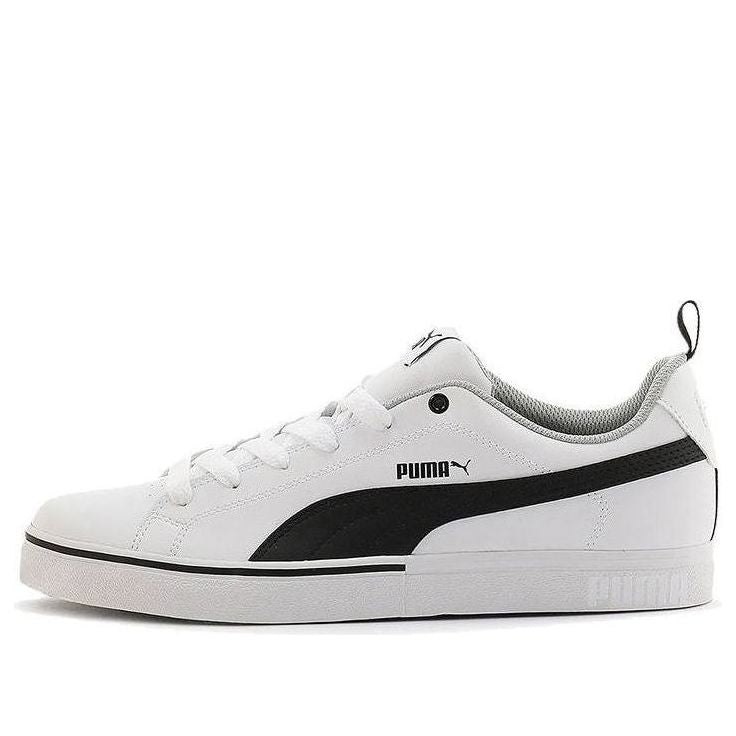 PUMA Break Point Vulc White/Black Casual Board Shoes 372290-02