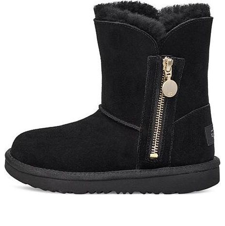 (PS) UGG Bailey Zip Short Boot 'Black' 1123613K-BLK