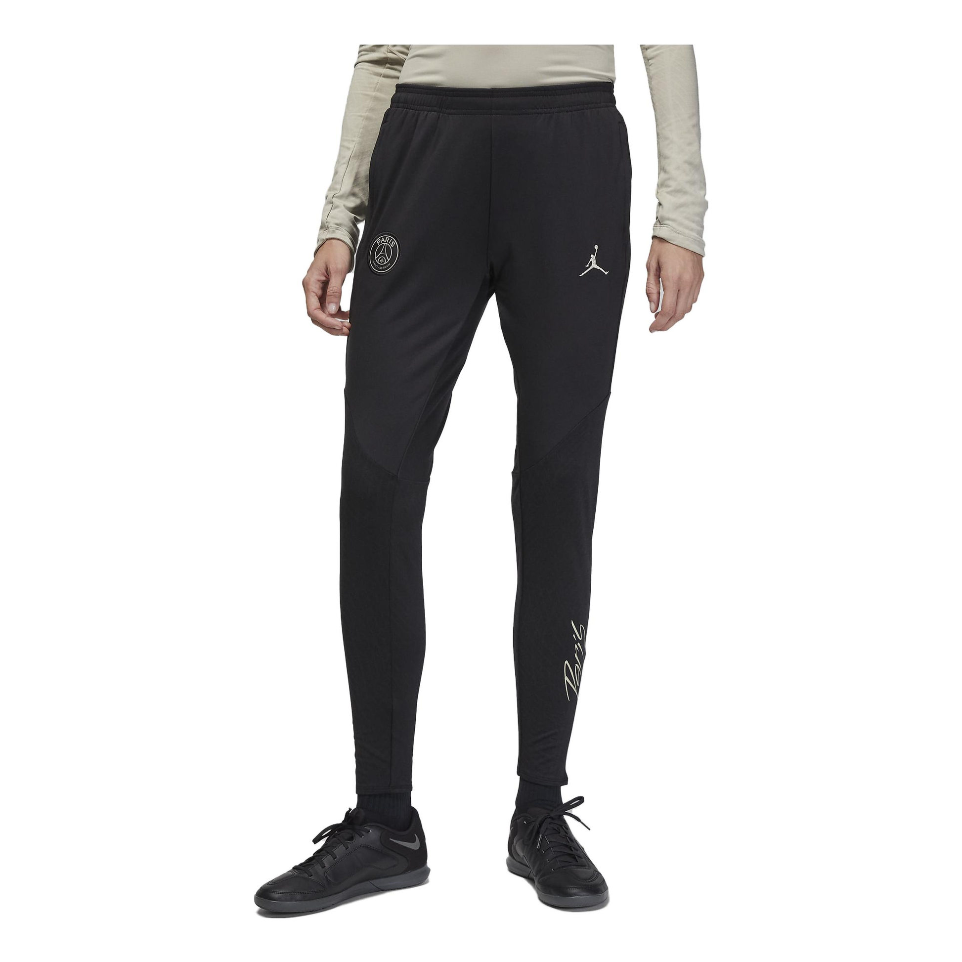 (WMNS) Air Jordan x Paris Saint-Germain Strike Third Football Knit Pants 'Black' DZ0899-010