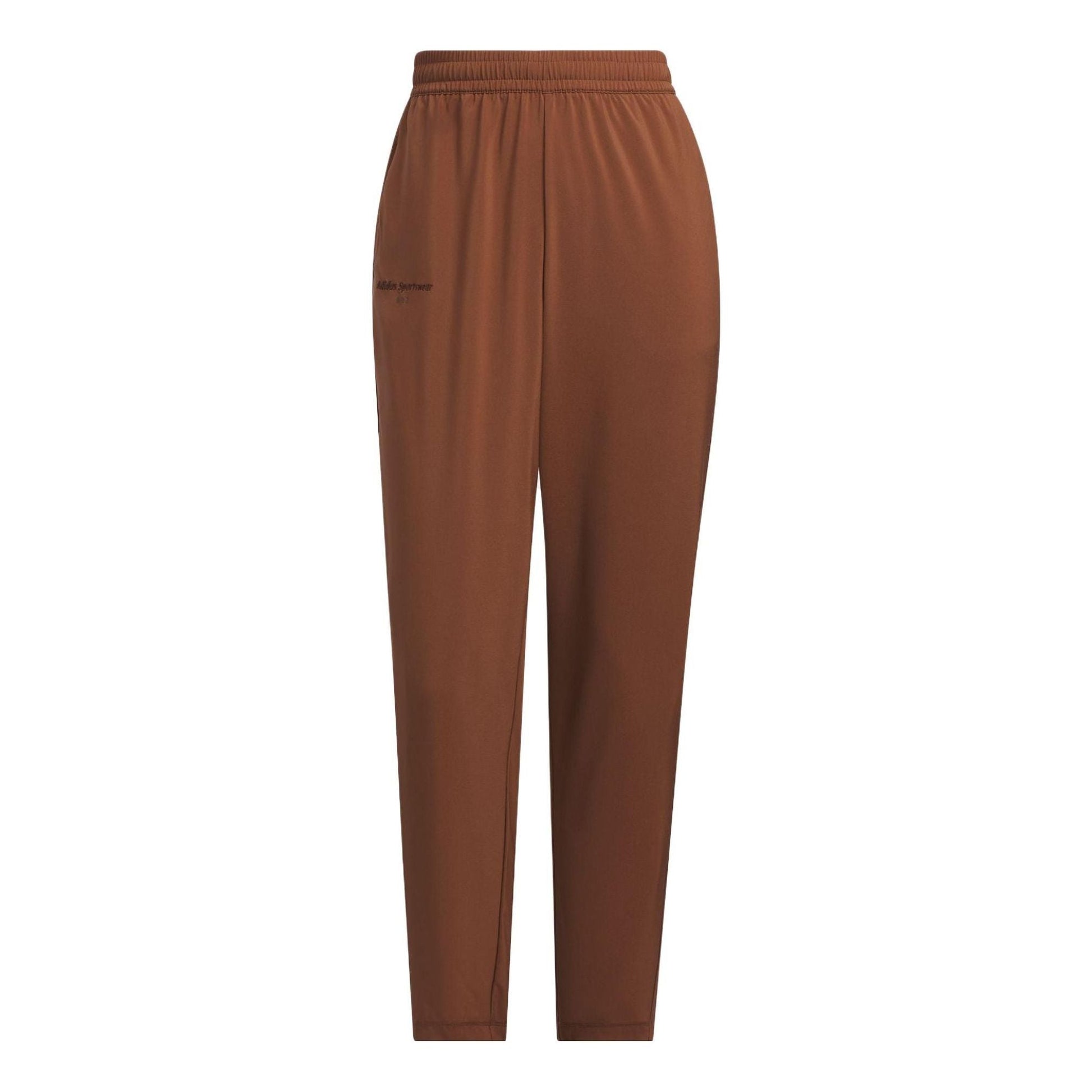 (WMNS) adidas Small Logo Pants 'Brown' IS4942