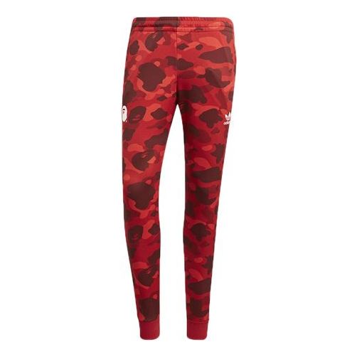 adidas x A Bathing Ape adicolor Track Pants 'Raw Red' DP1088