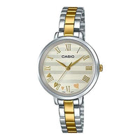 CASIO Stainless Steel Case Quartz Movement Gold Color Watch LTP-E160SG-9A