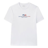 Men's FILA Street Retro Casual Short Sleeve White T-Shirt F11M038138F-WT