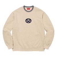 Supreme Double S Crewneck 'Beige Black' SUP-SS22-651