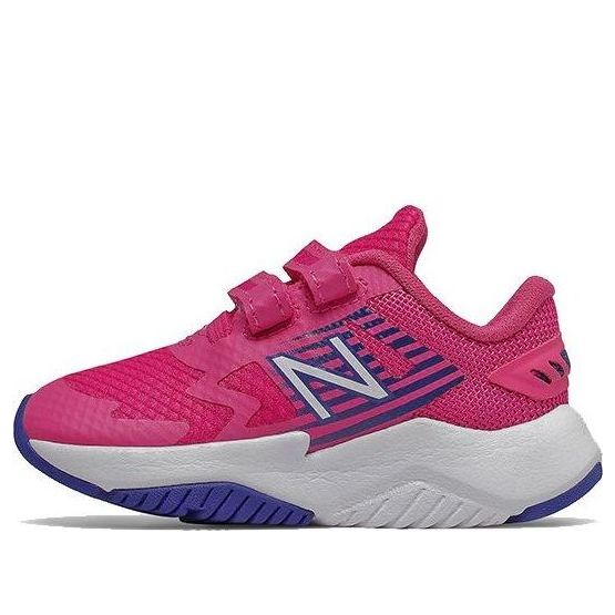 New Balance Hook / Loop Rave Run Blue Pink Toddler ITRAVLE1