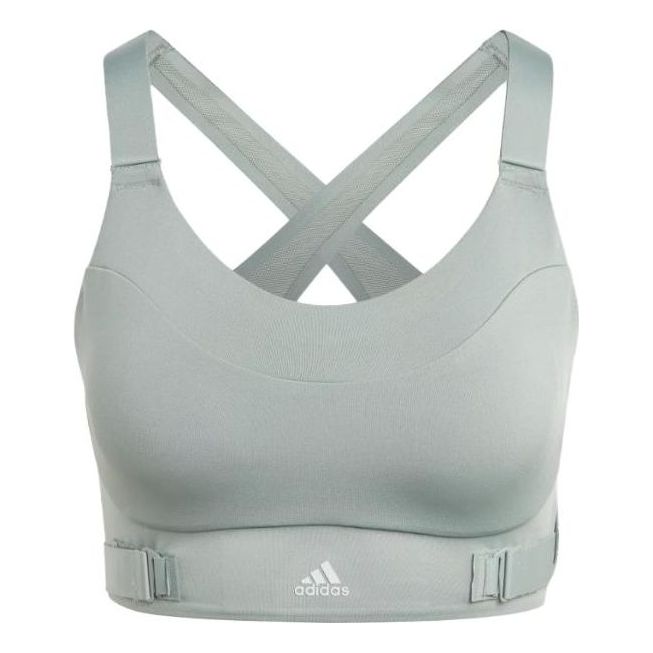 (WMNS) adidas FastImpact Luxe Run High-Support Bra 'Green' HR9662