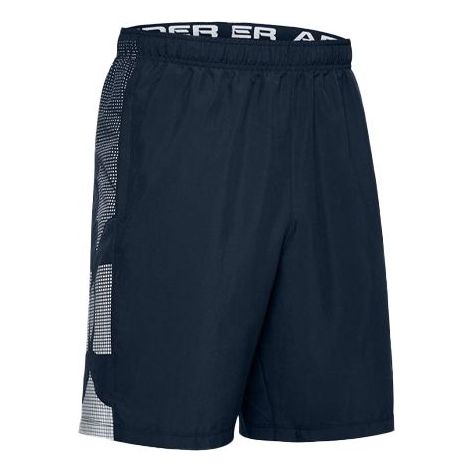 Under Armour Woven Graphic Training Shorts 'College Navy' 1345713-408