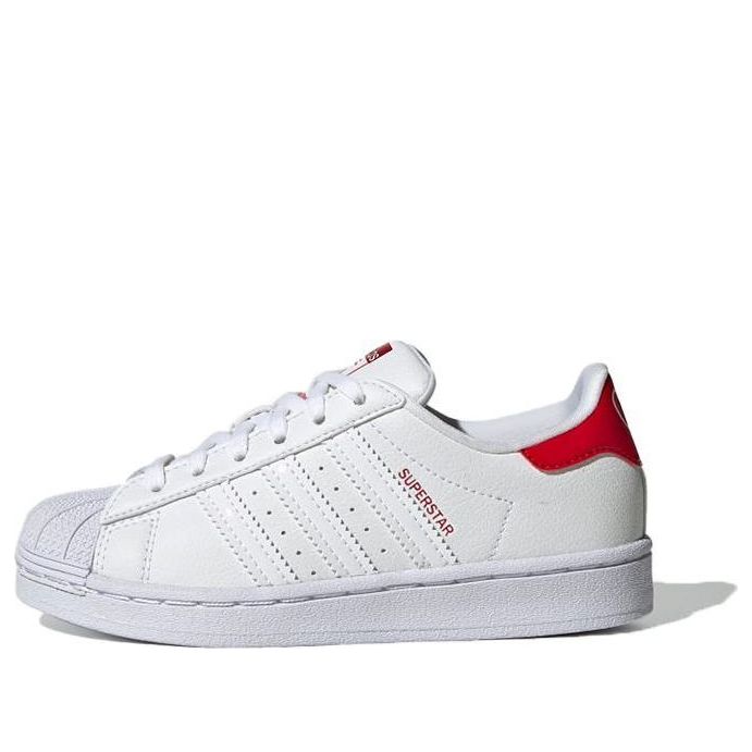 (PS) adidas originals Superstar 'White Red' FW0821