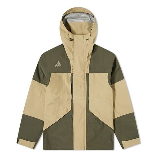 Nike ACG Gore-Tex Outdoor hooded track Jacket Interchange Jacket Khaki CT2255-325
