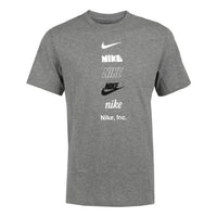 Nike Multi Logo T-Shirt 'Grey' DZ2875-063