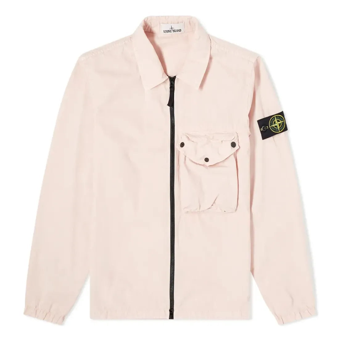 STONE ISLAND Zip Pocket Overshirt 'Antique Rose' 7415117WN-V0182