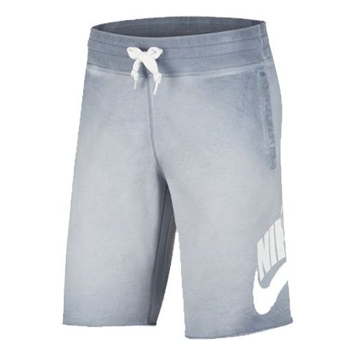 Men's Nike Lacing Distress Casual Blue Shorts CT5710-490