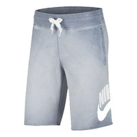 Men's Nike Lacing Distress Casual Blue Shorts CT5710-490