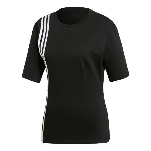 (WMNS) adidas originals Round Neck Short Sleeve Black EC0932