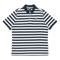 Men's Nike Stripe Short Sleeve polo Black Polo Shirt BQ9075-010