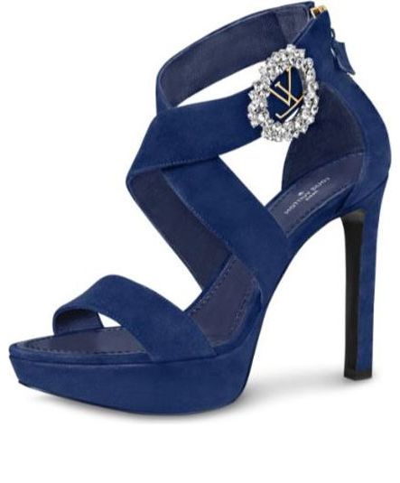 (WMNS) LOUIS VUITTON LV Horizon Platform Sandals Blue 1A5IY3