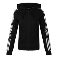 (WMNS) adidas neo CE 3S ZP HDY Zipper Jacket Black EI4716