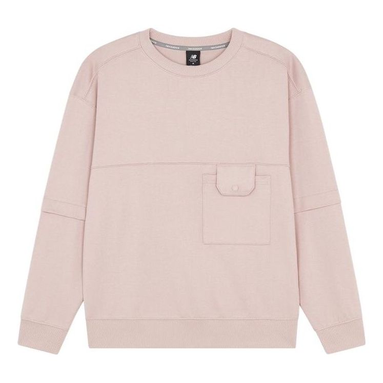 New Balance Pocket Sweatshirt Asia Sizing 'Pink' AMT21369-PK