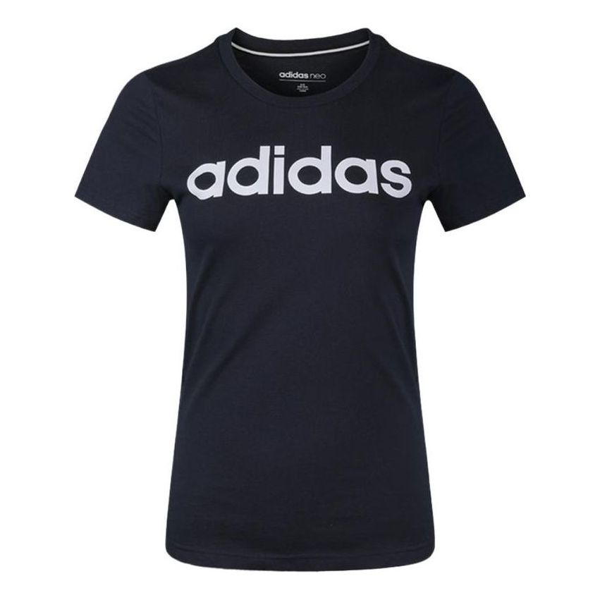 (WMNS) adidas City Escape T-Shirt Asia Sizing 'Black White' DW7942