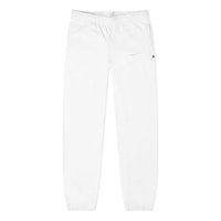 Off-White Blended Fabrics Street Style Plain Cotton Logo Pants OMCH020F19E300100160