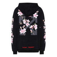 (WMNS) Off-White Sakura Arrow Printing Black OWBB008E170030491088