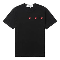 COMME des GARCONS PLAY SS25 Multi Red Heart T-Shirt 'Black' AX-T337-051-1