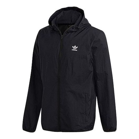 adidas originals Sports windbreaker Hooded Jacket Black GD2553
