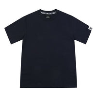 MLB New York Yankees Label Round Neck Short Sleeve Unisex Navy Blue 31TS02031-50N