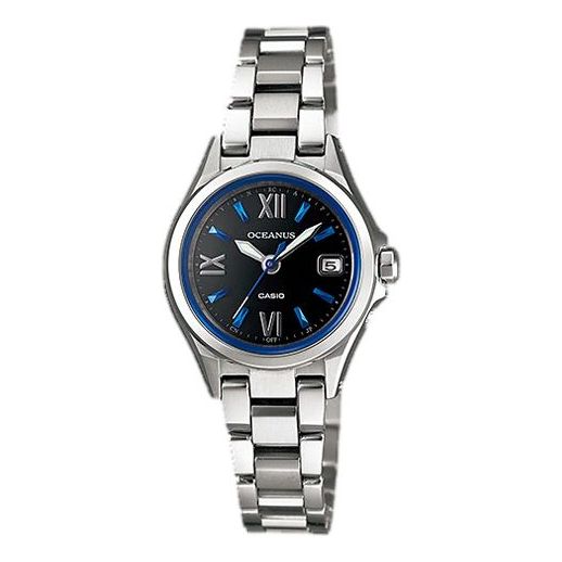 Casio Oceanus Analog Watch 'Silver Navy Blue' OCW-70J-1AJF