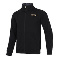 Skechers x SKX Logo Printed Casual Jacket 'Black Yellow' P122M010-0018