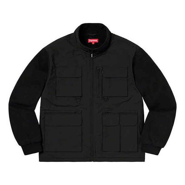 Supreme FW19 Week 10 Upland Fleece Jacket Black SUP-FW19-945
