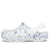 (GS) Crocs x Liberty London Classic Clogs 'White Blue' 206514-100