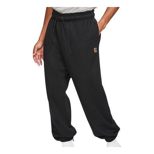 Men's Nike Knit Tennis Sports Long Pants/Trousers Black CK2179-010