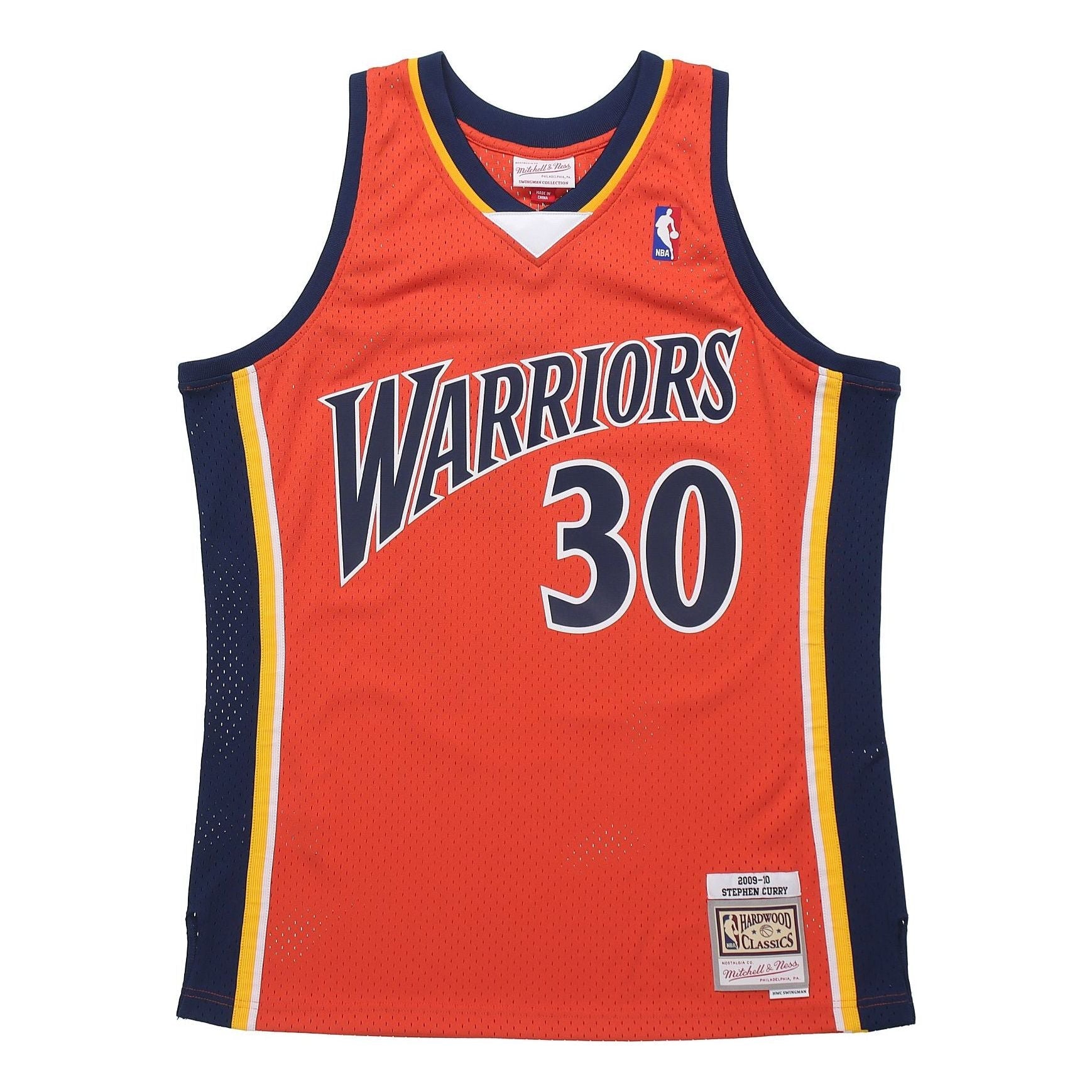 M&N G2 2nd Gen Swingman Retro Jersey Warriors 0910 #30  Stephen Curry SMJYAC18086-GSWDKOR09SCU