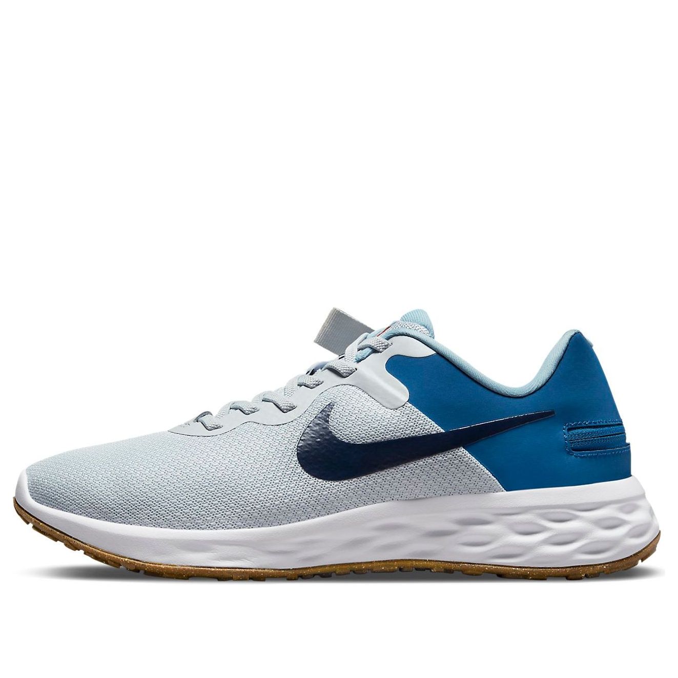 Nike Revolution 6 FlyEase Next Nature 'Pure Platinum Dark Marina Blue' DC8992-002