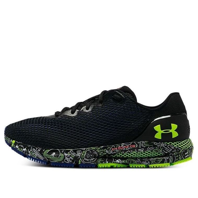 (WMNS) Under Armour Hovr Sonic 4 FnRn CN Sports Shoes Black/Green 3025226-001
