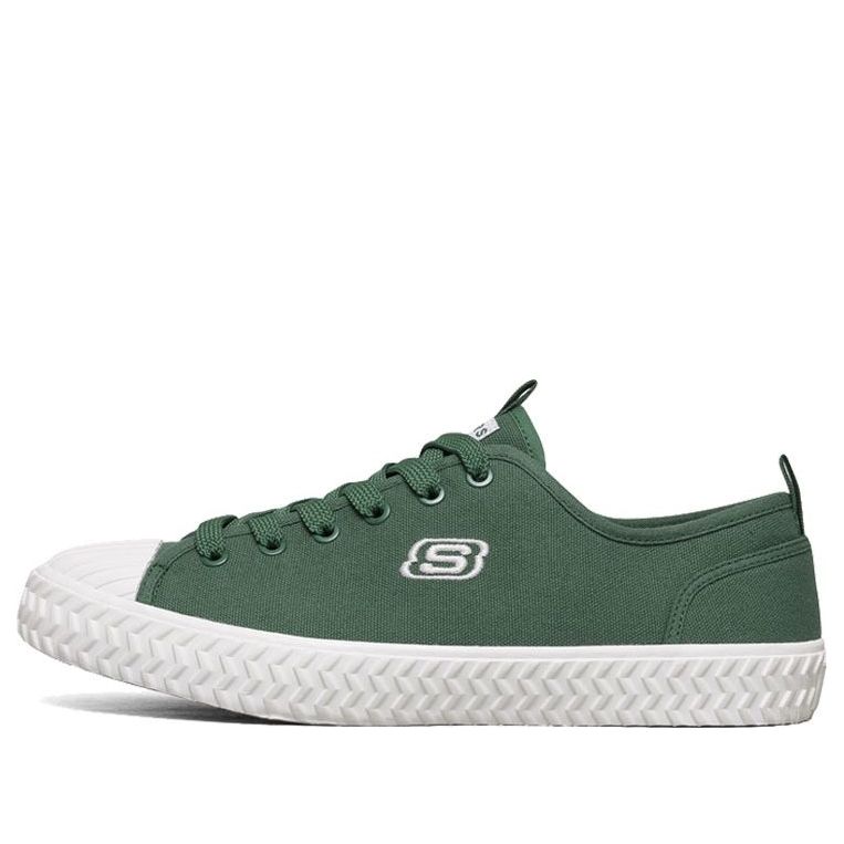 Skechers V'lites 2.0 Canvas Shoes Green 666128-DKGR
