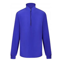 Men's LOUIS VUITTON SS22 Solid Color Half Zipper Sports Jacket Blue 1A9T62