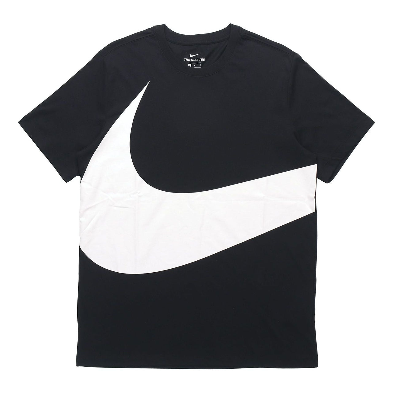 Nike Sportswear Big Swoosh Tee Large Short Sleeve Black AR5191-010