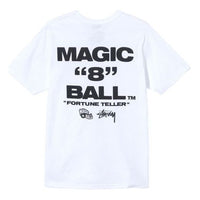 Stussy Back Printing 8 Round Neck Short Sleeve Unisex White 3903583