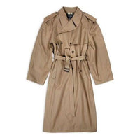 (WMNS) Balenciaga Oversized Trench Coat 'Beige' 733764TNP099501