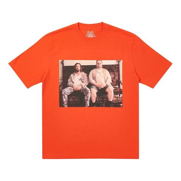 PALACE Dude T-Shirt Round Neck Short Sleeve Unisex Orange P19TS018