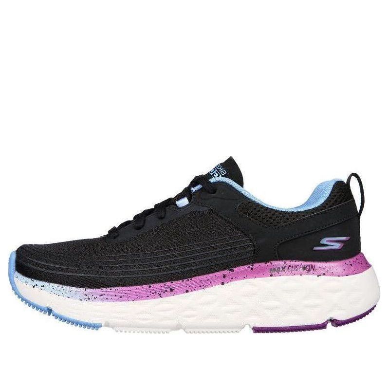(WMNS) Skechers Max Cushioning Delta 'Black Purple' 129118-BKBL