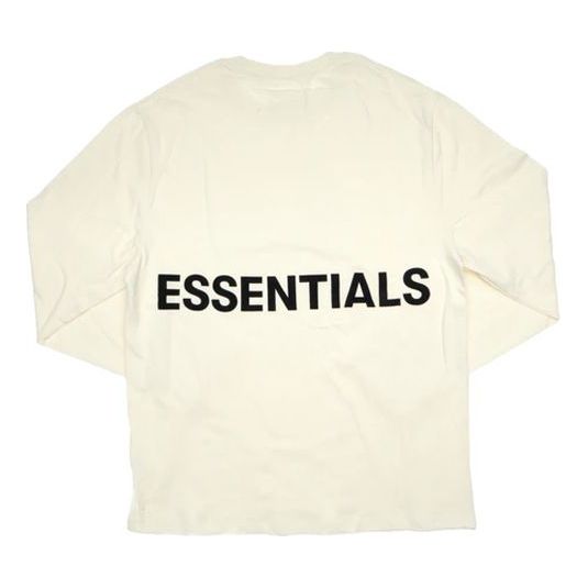 FOG Essentials Boxy graphic Alphabet Long Sleeves Beige FOG-SS20-265