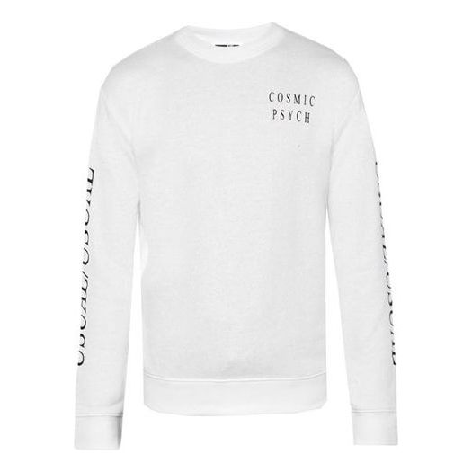 Men's Alexander McQueen Cotton Alphabet Printing Long Sleeves White 348190-RIT25-9000