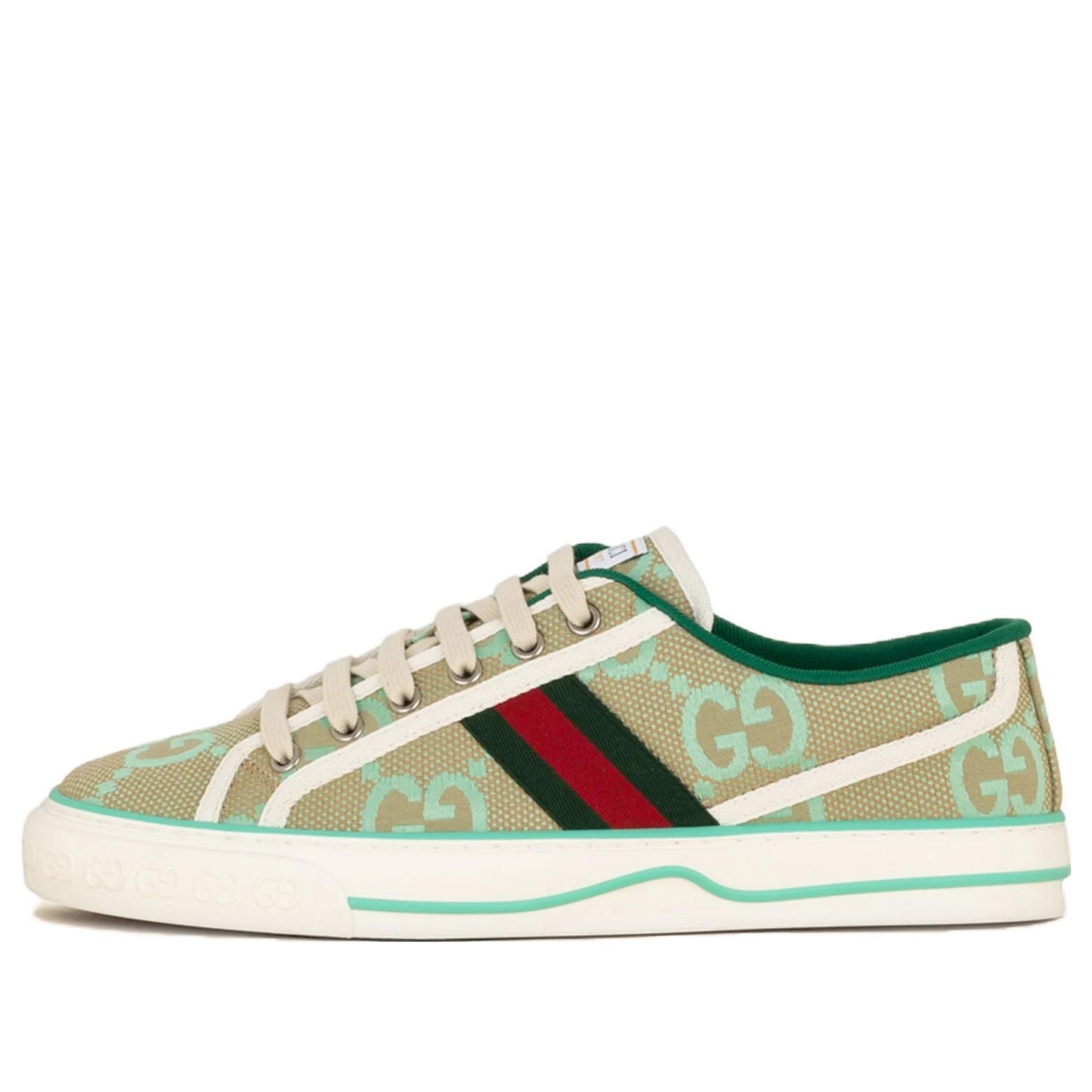 (WMNS) Gucci Tennis 1977 Shoes 'Interlocking G - Green' 725879-UKO70-8864
