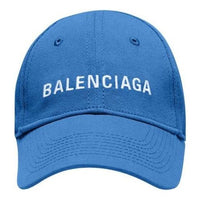 Balenciaga Visor Logo Cap 'Light Blue White' 590758410B24277