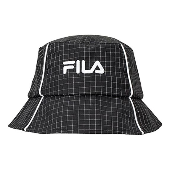 FILA Embroidered Logo Fisherman's hat Unisex Black T13U043203F