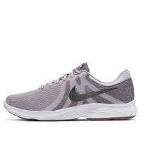 Nike Revolution 4 Breathable Shock Absorption Non-Slip Low Tops Gray 908988-020