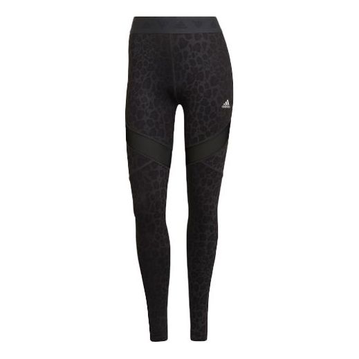 (WMNS) adidas Hyperglam High-Rise Long Tights Asia Sizing 'Black' HM8645